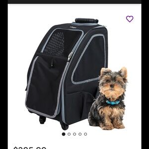 Petique Pet Carrier Backpack with Wheels